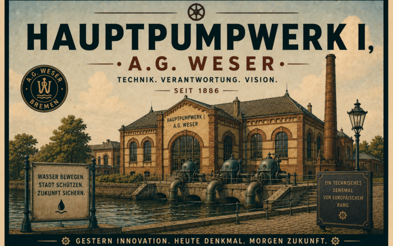 Hauptpumpwerk I, A.G. Weser